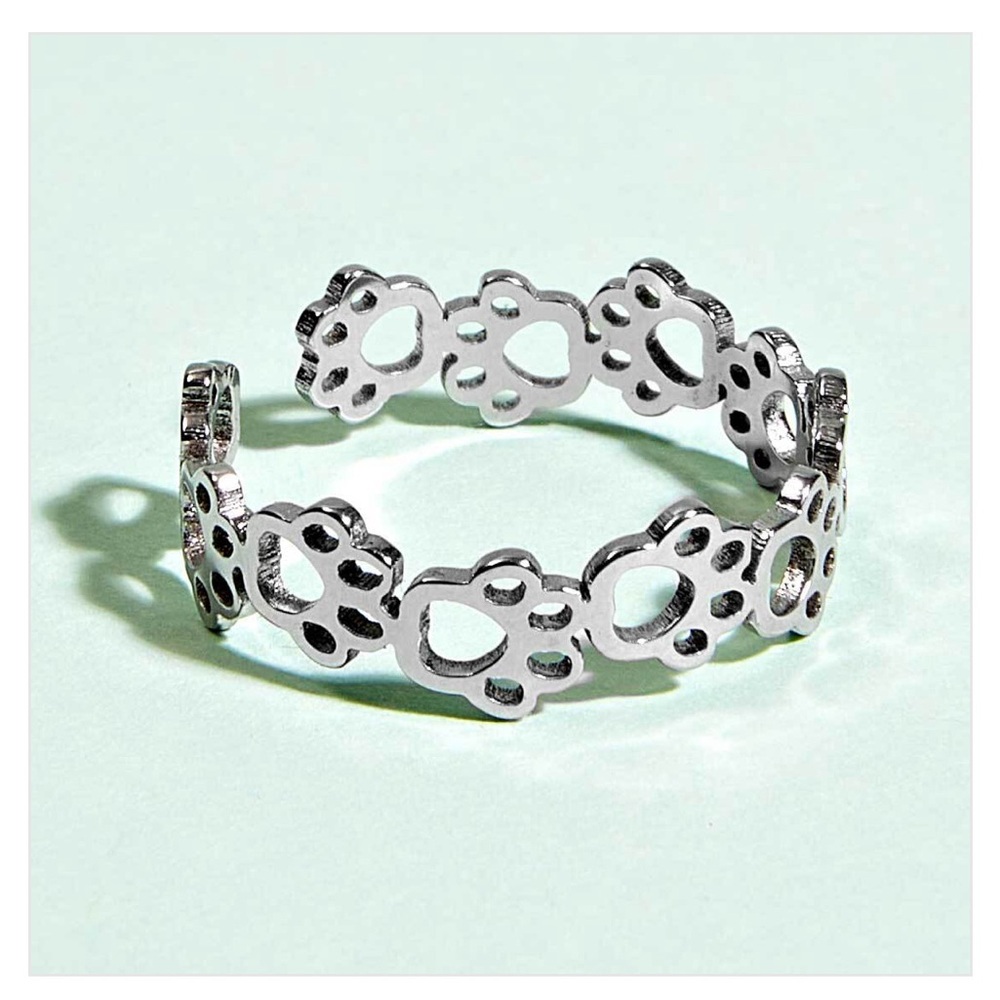 Cat Lady Box - Paw - romise Ring - NIP